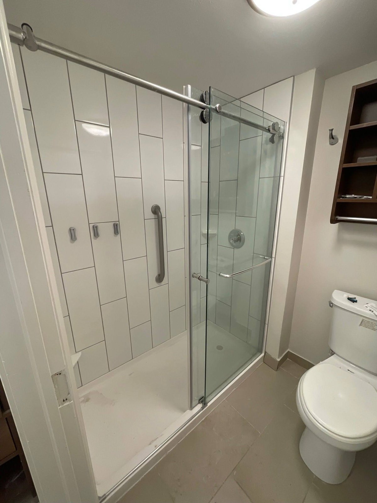 Finished residential bathroom