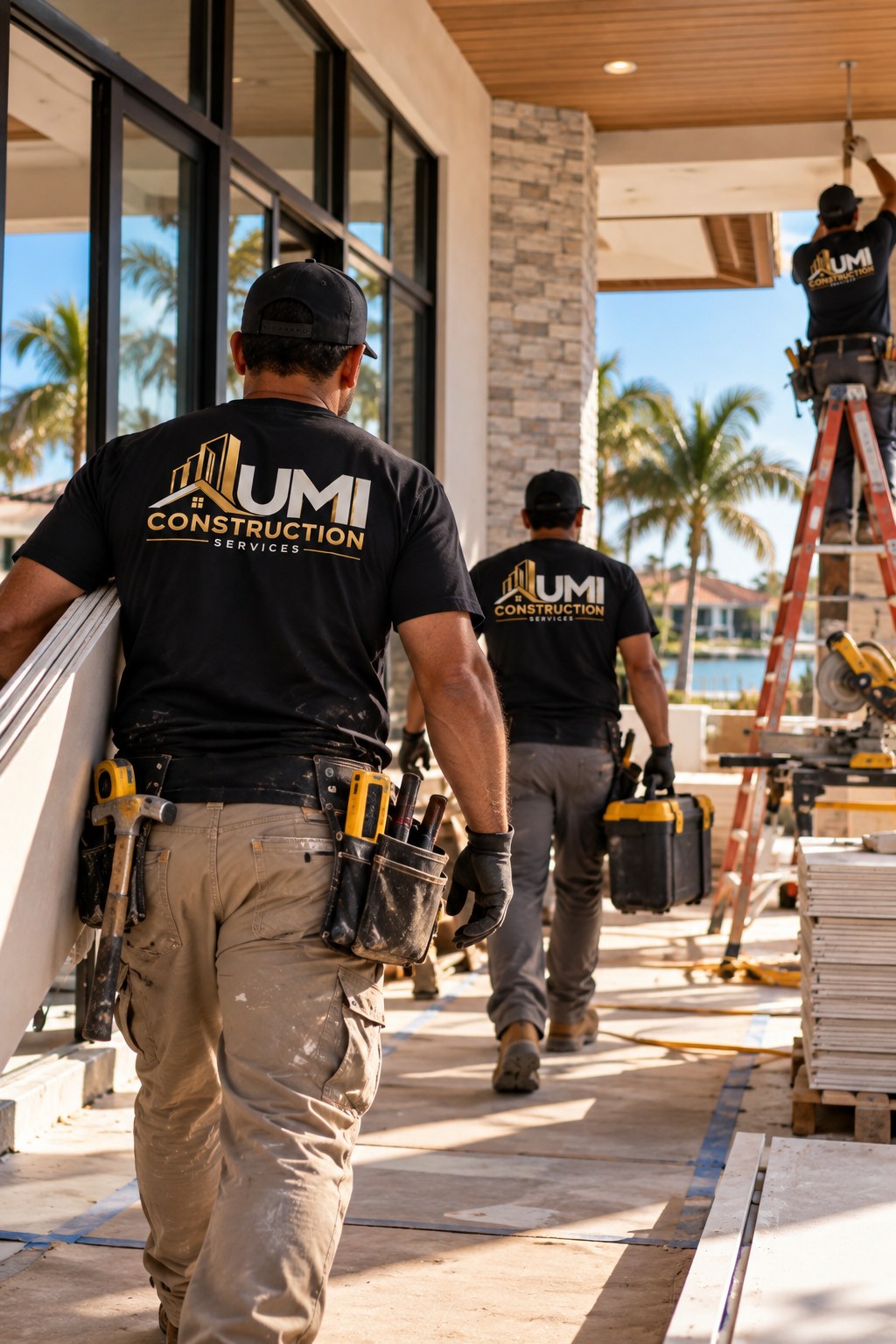 Illustration of Lumi construction team